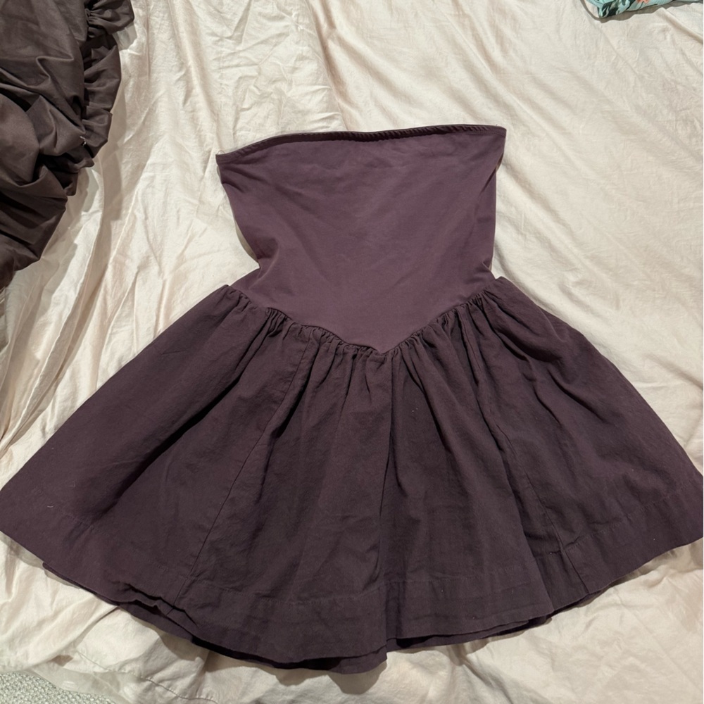 Free People Mini Dress in Brown